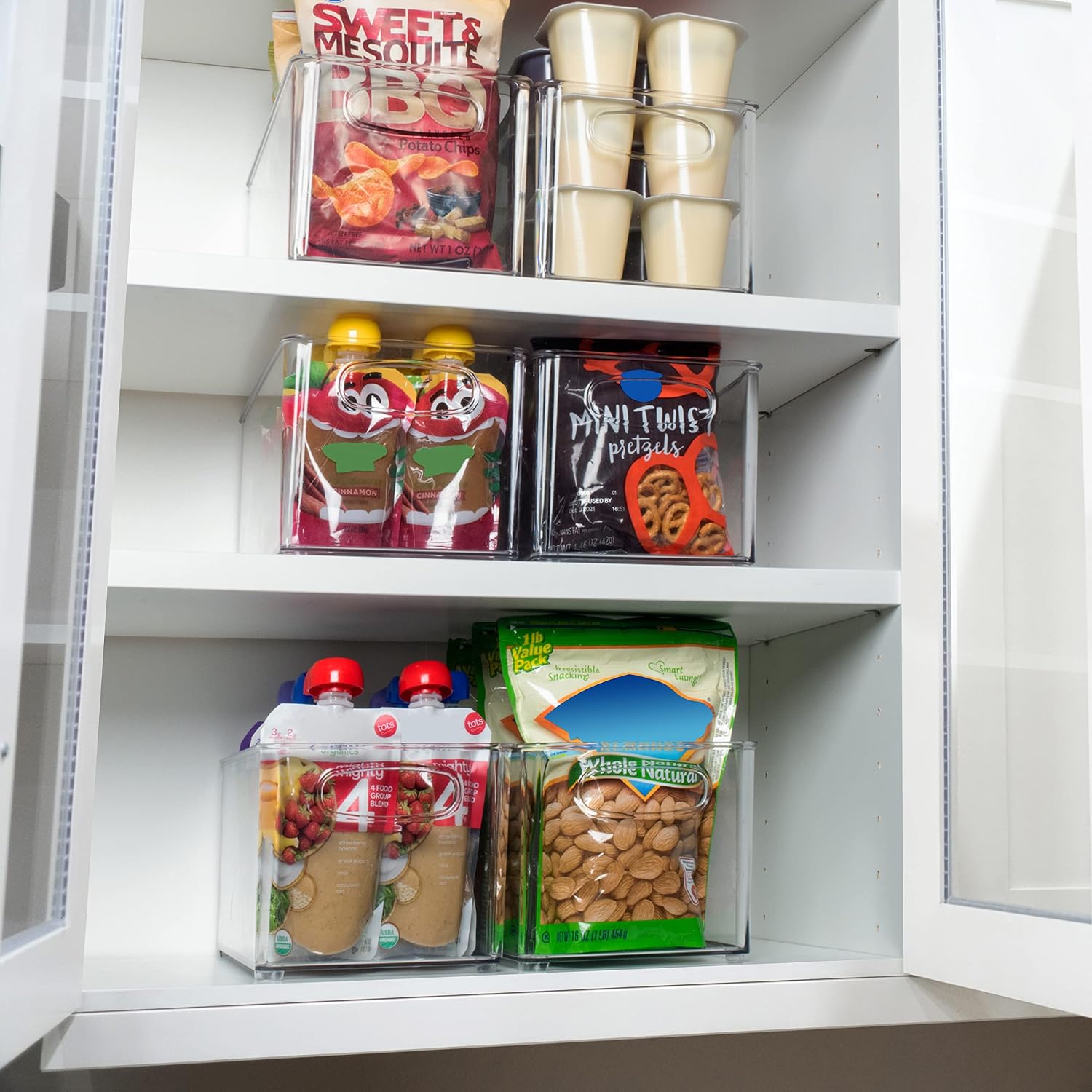 ClearSpace Clear Plastic Storage Bins – Perfect Kitchen Organization and Storage or Pantry Storage – Fridge Organizer, Pantry Organization and Clear Storage Bins, Cabinet Organizers - Image 3