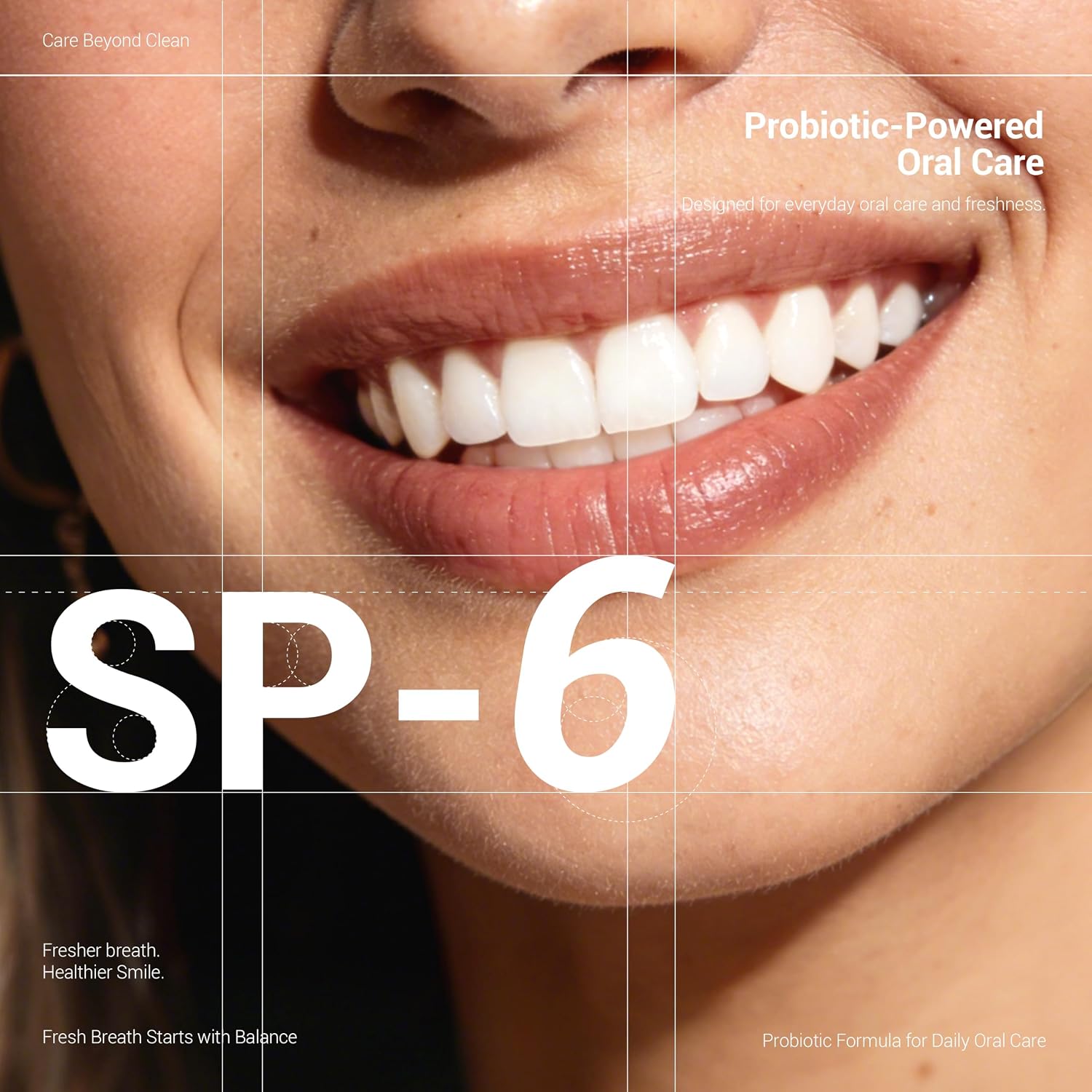 MSDRWIKEY SP-6 Probiotic Whitening Toothpaste - Enhanced Formula with 6 Probiotics for Teeth Whitening and Gum Health - Enamel-Safe, Fluoride-Free, Fresh Mint Flavor, 4.6oz (2) - Image 2