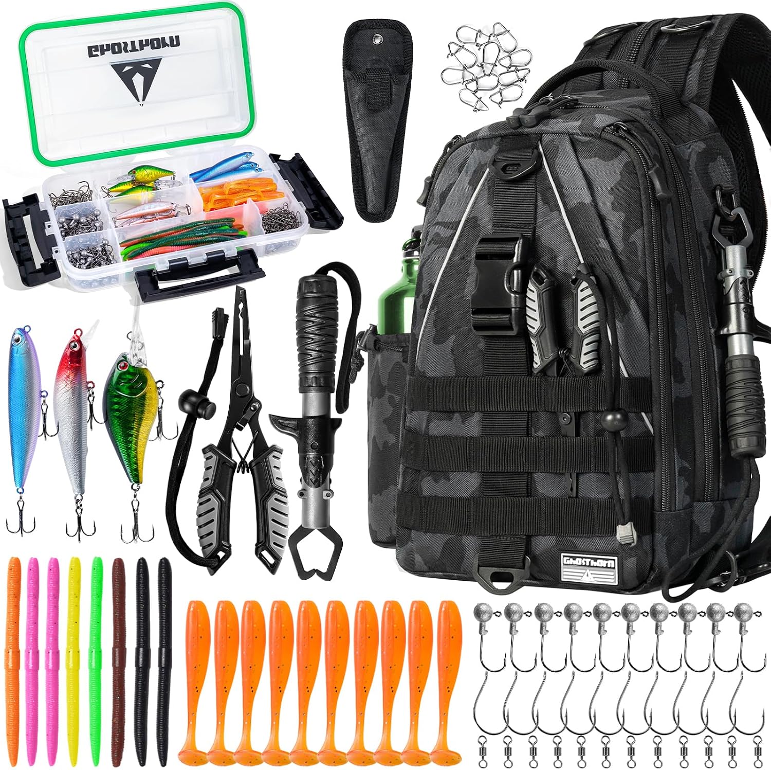 Ghosthorn Fishing Backpack with 360...
