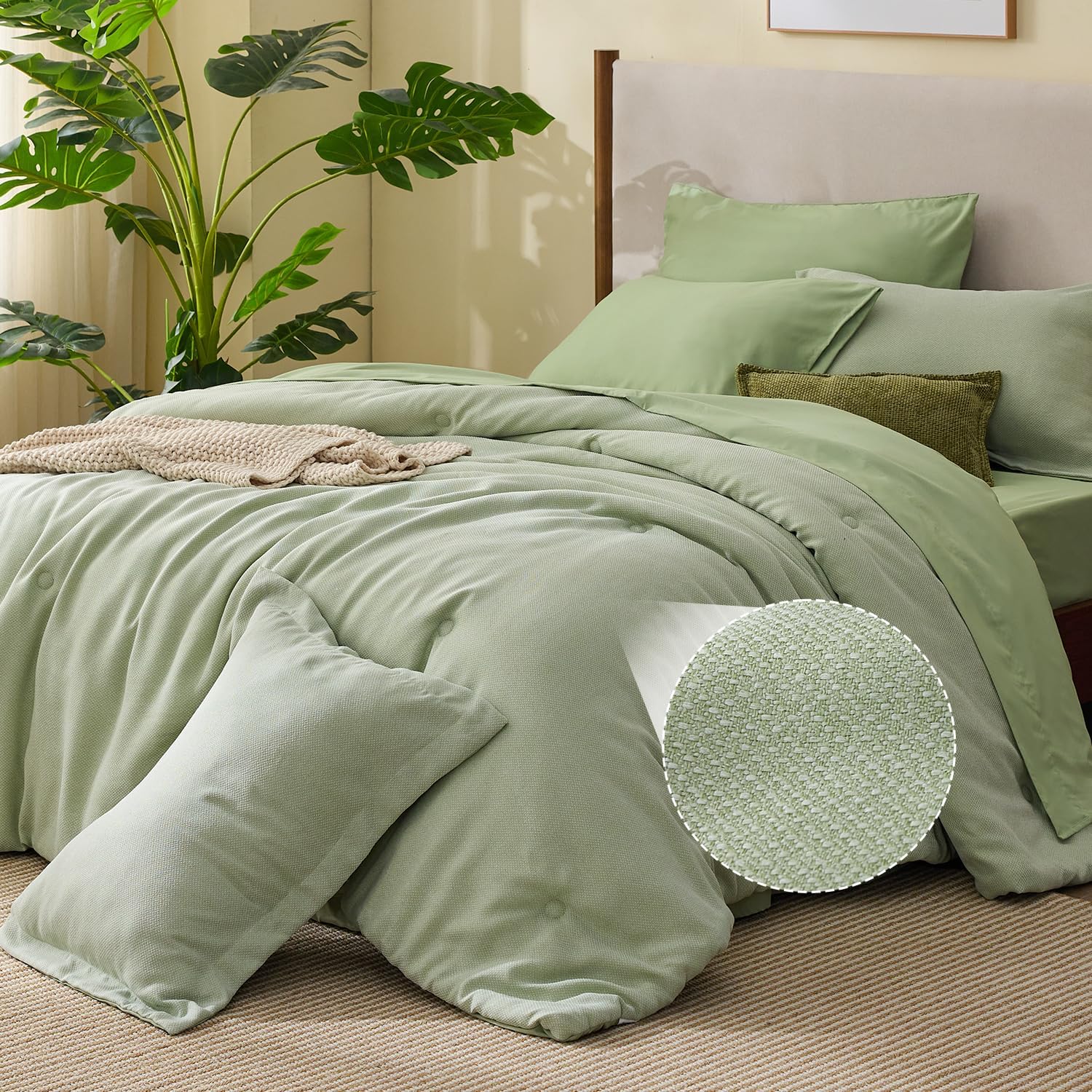 BEDELITE Queen Comforter Set 7 Piec...