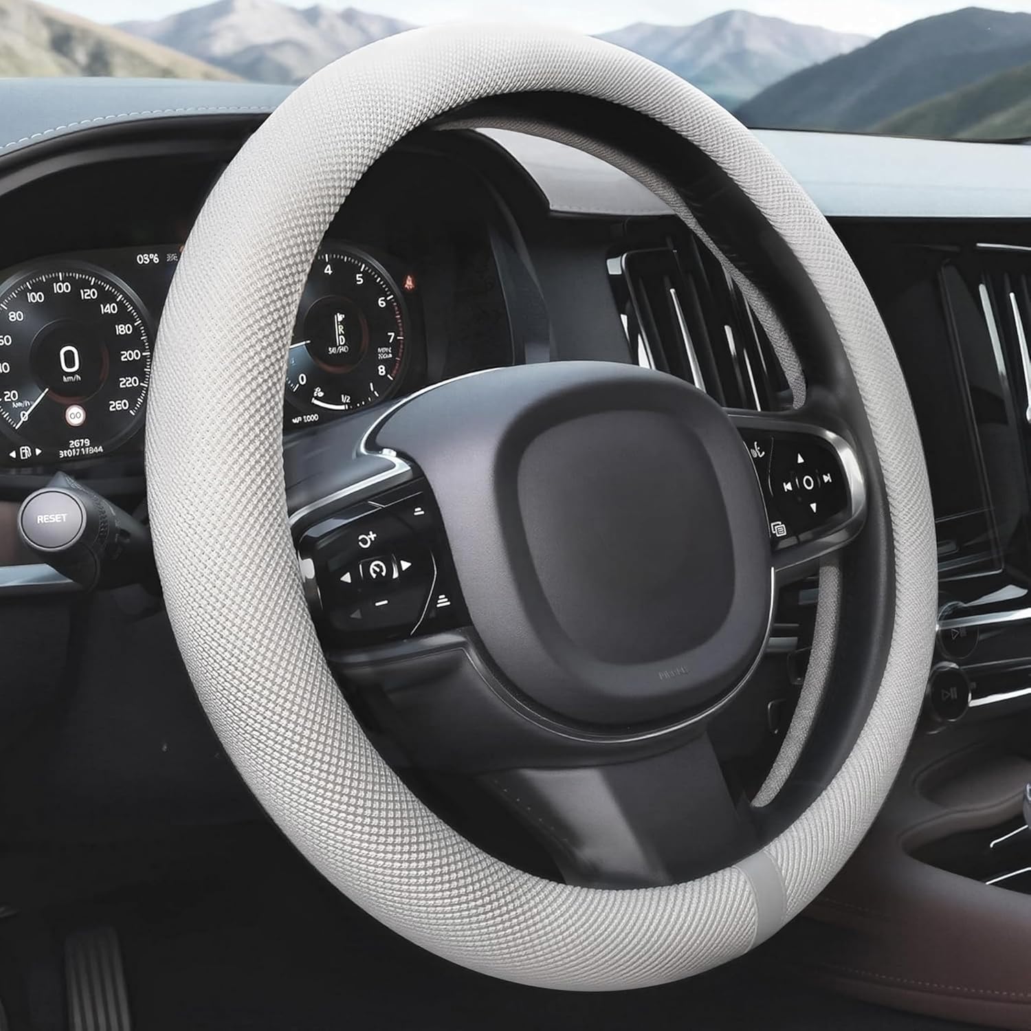 15 Inch Silicone Steering Wheel Cov...