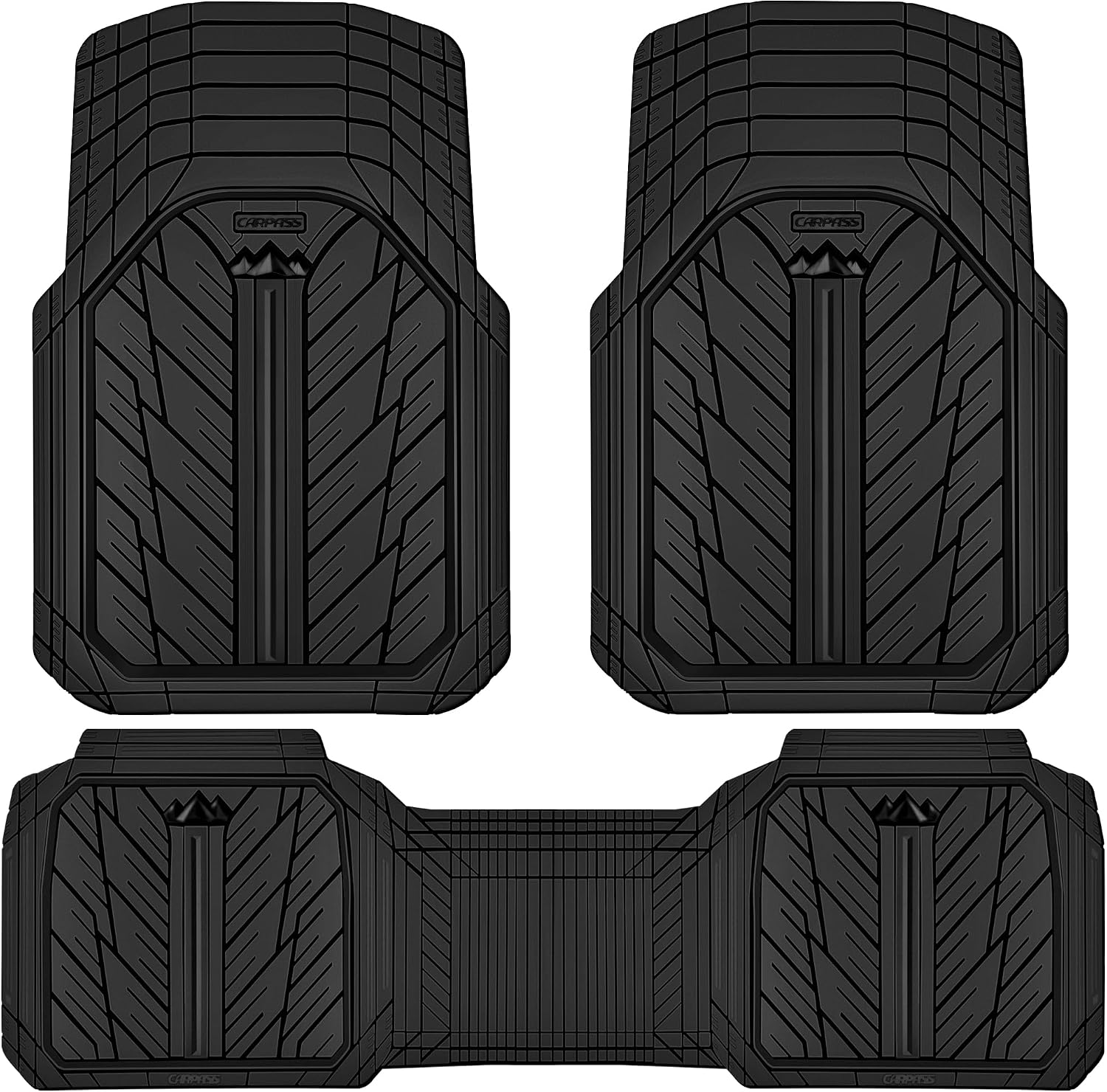 CAR PASS Heavy Rubber Car Floor Mat...