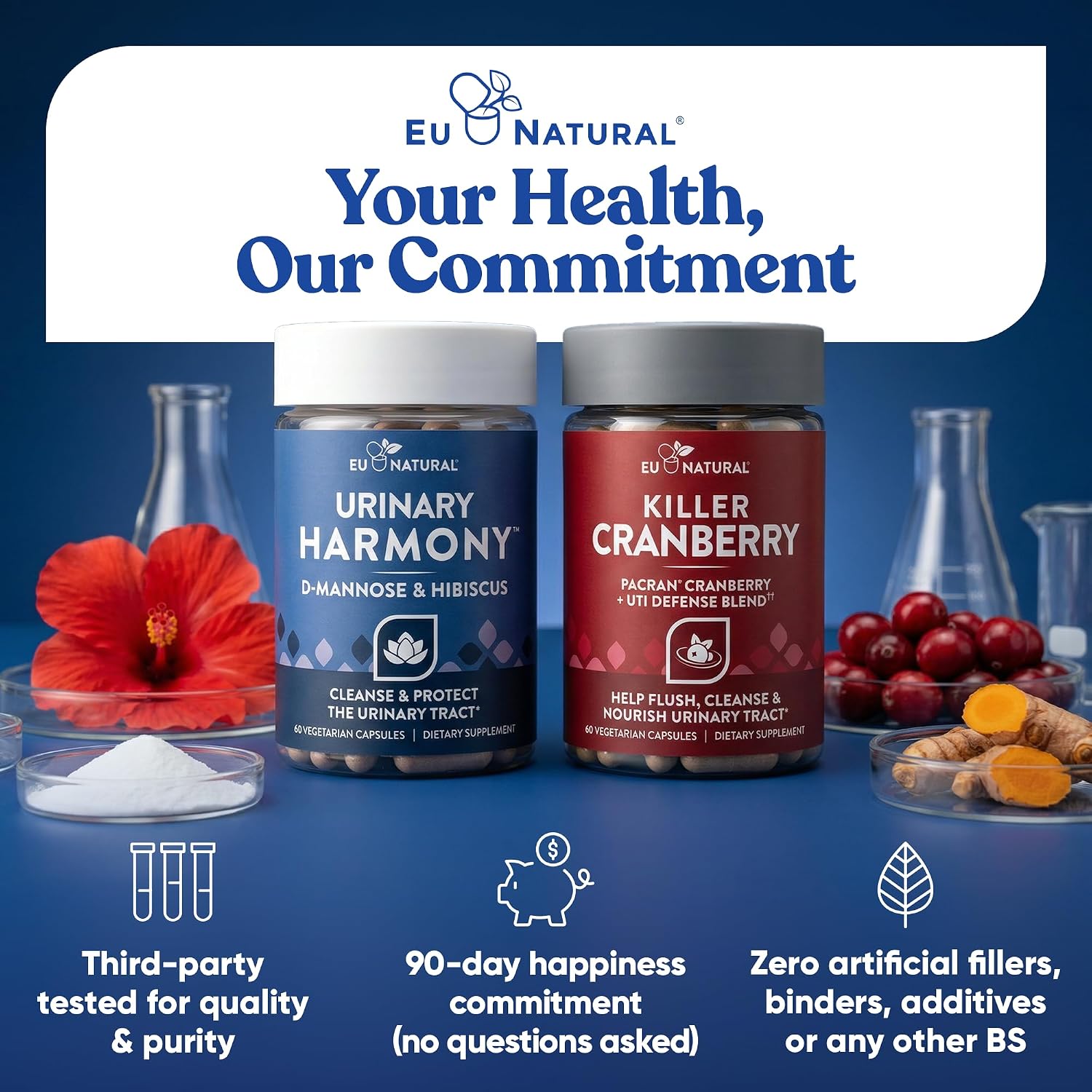 Urinary Harmony D-Mannose Supplement for Urinary Tract Health, 60 Capsules - Image 8