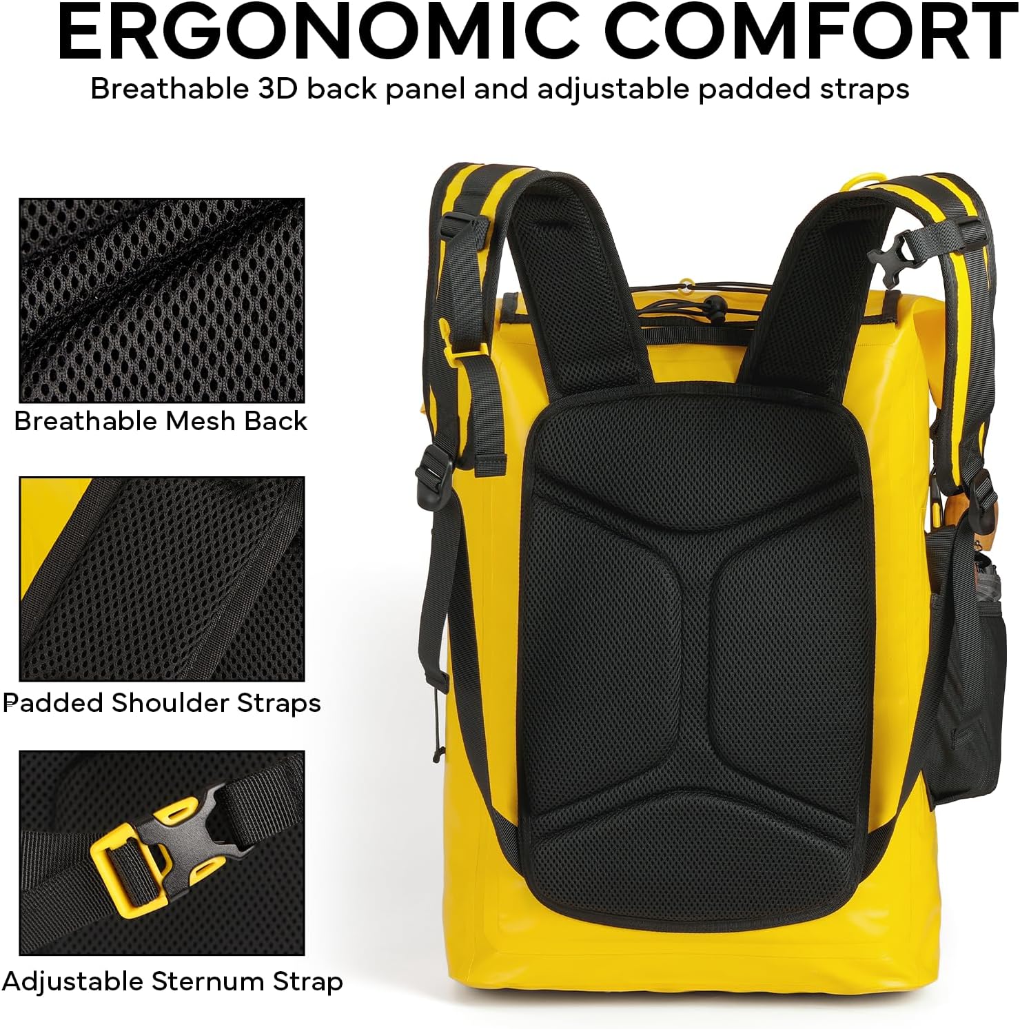 Waterproof Dry Bag Backpack 30L,Dry Backpack for Men Women Adults Teens, Kayaking Boating Hiking Camping Rafting Fishing Travel Outdoor Enthusiasts - Image 6