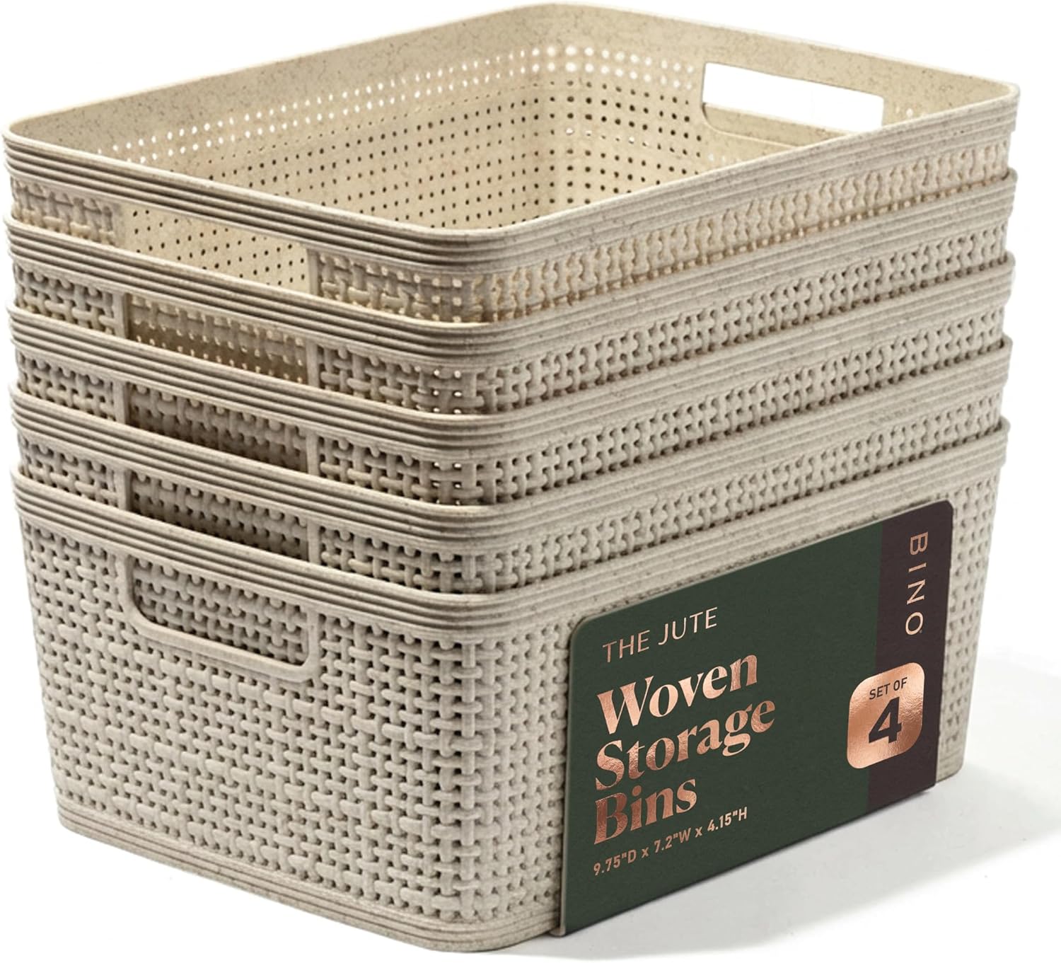 BINO | Woven Plastic Basket | Small...