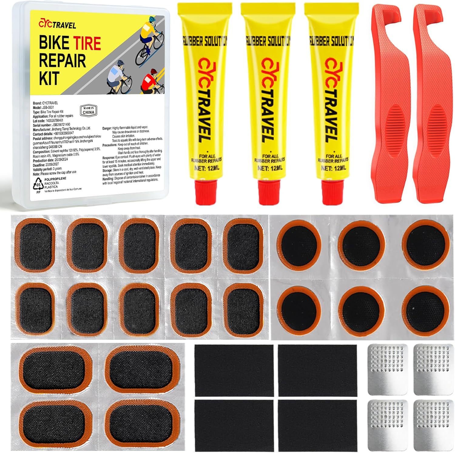 Bike Tire Repair Kit, Bicycle Inner...
