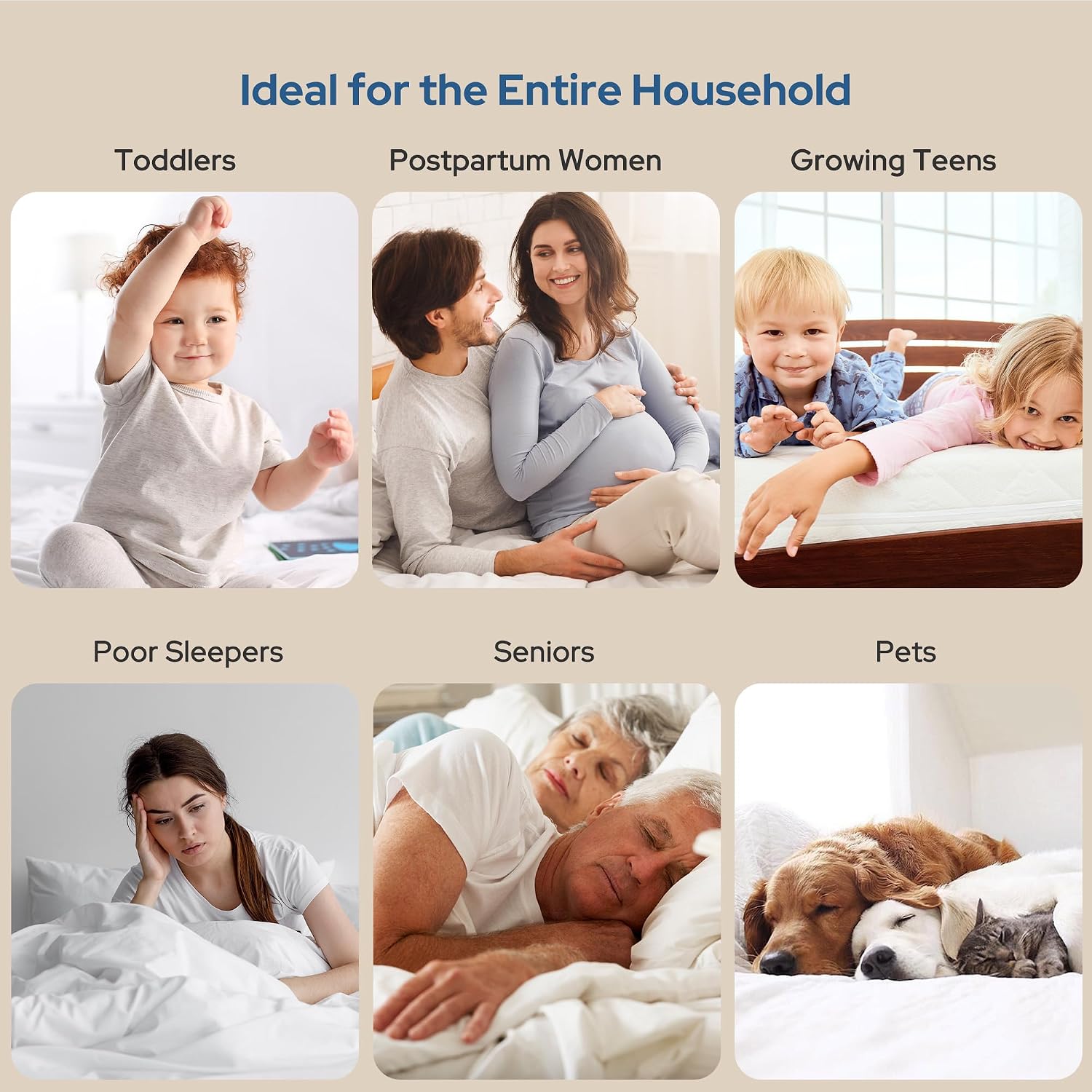 BEDLORE Waterproof Mattress Protector, Full Size Mattress Pad - Image 7