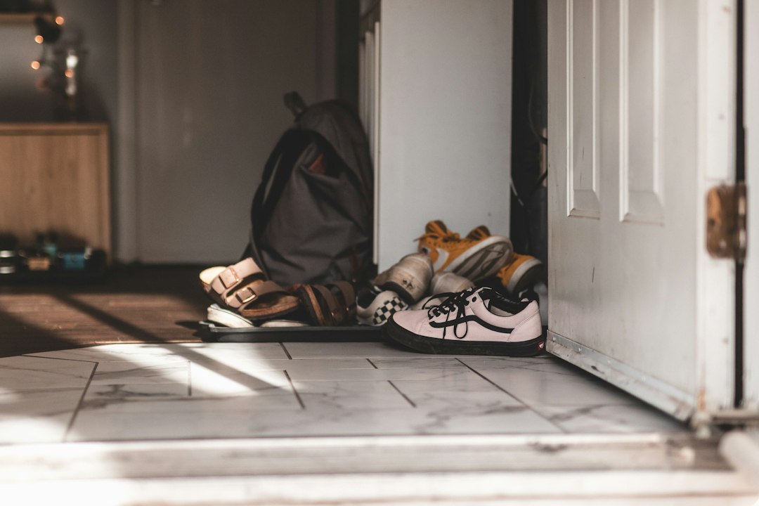 pair of pink-and-black Vans Old Skool low-top shoes