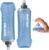 SWIFTER 2x Soft Flask 500ml | Running, Hiking, Cycling Hydration Flask | Collapsible, Leakproof, Reusable | Matt Finish, Sky Blue