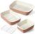LE TAUCI Ceramic Casserole Dishes for Oven with 304 Racks, Set of 3, Pink