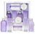 BODY & EARTH Bath and Body Gift Box for Women- 6 Pcs Lavender Bath Kit for Women Spa Set, Birthday, Christmas Gift Set Includes Body Lotion, Bubble Bath, Shower Gel