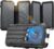 Solar Power Bank 20000 mAh Built-in 3 Cables Wireless Charger