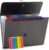 Nicfaec Expanding File Folder, File Organizer,13 Pockets, Grey, File Organizer Accordion Filing Folder for Documents, Aesthetic Paper Organizer Folder for Work, School, Home, Office