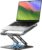 LOXP Adjustable Laptop Stand, Computer Stand with 360 Rotating Base