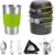 Odoland 11pcs Camping Cookware Backpacking Stove Set with Lightweight Pot