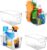 ClearSpace Clear Plastic Storage Bins – Perfect Kitchen Organization and Storage or Pantry Storage – Fridge Organizer, Pantry Organization and Clear Storage Bins, Cabinet Organizers