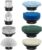TUYU Replaceable Brush Heads Electric Spin Scrubber,4 Pack Brush Heads & 4 pcs Extra Brushes Kit, Cordless Spin Scrubber Power Cleaning Brush for Bathroom Floor