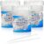DanTicy Brushpicks Interdental Toothpicks,Soft Bristle Dental Floss Picks Toothpicks,Helps Removes Plaque and Debris Between Your Teeth 900PCS (Pack of 3)