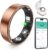 Smart Ring with Sleep Monitoring, Step Counting, Heart Rate, Blood Oxygen for iOS and Android, No Subscription Fee, IP68 Waterproof Health Tracker (Rose Gold, 7)