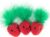 Catstages Strawbabies Dental Cat Chew Toy with Catnip & Feathers, 3-Pack