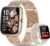 Smart Watches for Women Android/iPhone, Fitness Trackers with Answer/Call