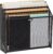 Mind Reader Vertical File Storage, Desktop Organizer, Workspace, Office, Metal Mesh, 12.5″L x 3.75″W x 11.5″H, Black