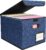 BALEINE File Organizer Box with Lid, Collapsible Hanging File Storage Box