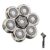 1 Pack Silver 7D Floating Replacement Shaver Heads Foil for Bald Head&Face