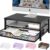 OPNICE Computer Monitor Stand Riser, Desk Organizer with Drawer, Printer & Laptop Stand, Office Desk Accessories & Workspace Desktop Organizers Storage for Office Supplies(Black)